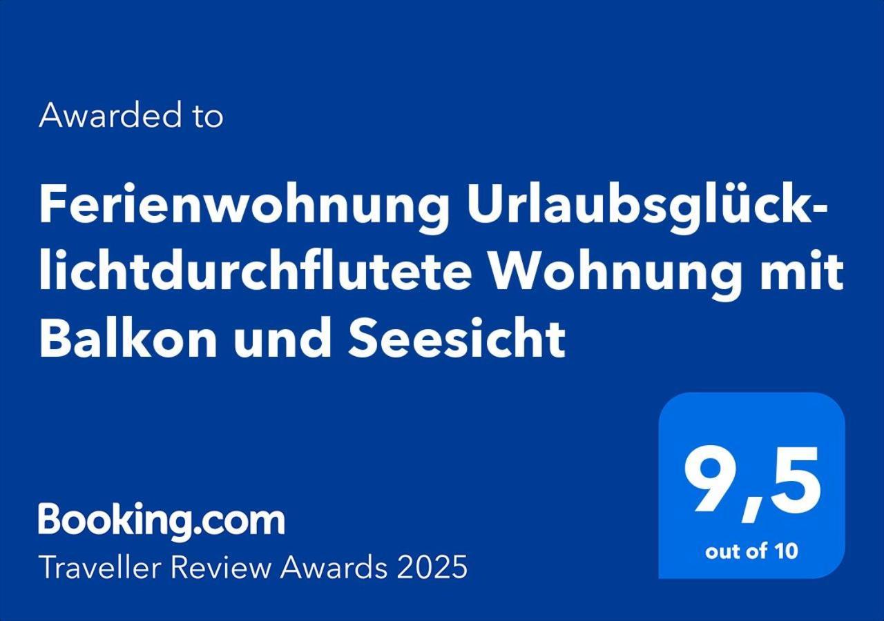 Ferienwohnung Urlaubsglueck- Lichtdurchflutete Wohnung Mit Balkon Und Seesicht 린다우 외부 사진